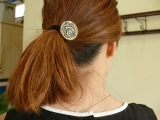 nesessaire 金ボタンヘアゴム (11-1-8038)② nesessaire 金ボタンヘアゴム (11-1-8038)②