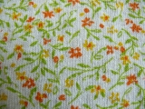 grin　コットンリネン裏毛7分袖の素朴な小花カーディガン（812C02）⑥